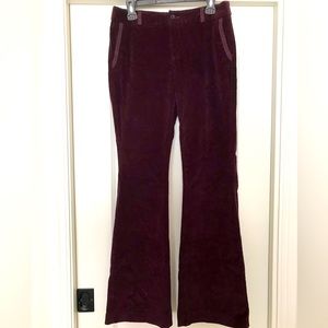 Banana Republic corduroy pants; size six.